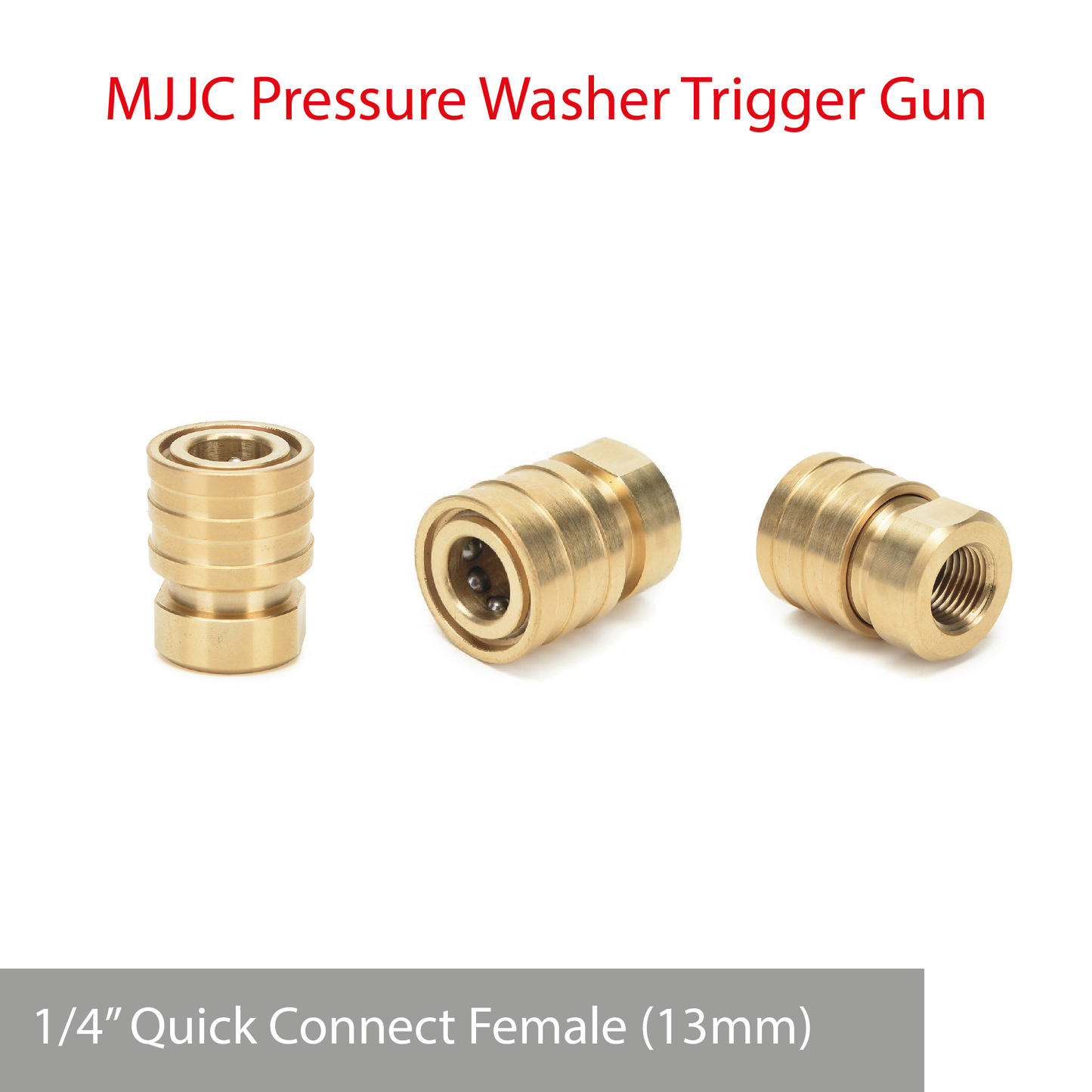 1/4" Quick Connect Female (13mm ID) adapter for MJJC Short Trigger Spray Gun Outlet