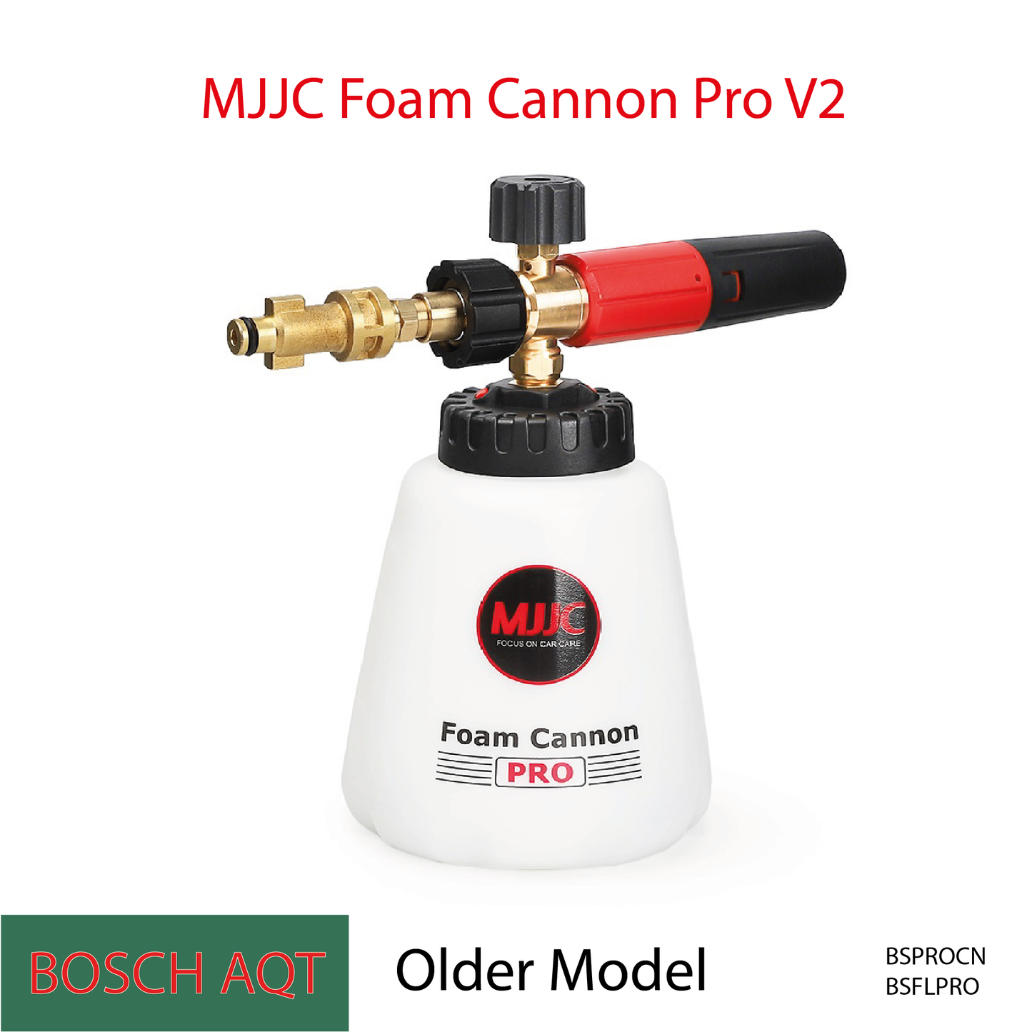 Old Bosch Aquatak AQT pressure washer - MJJC Foam Cannon Pro V2 (Pressure Washer Snow Foam Lance Gun)