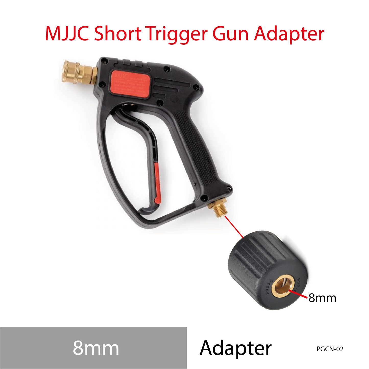 MJJC Short Trigger Gun Adapter 8mm hose tips