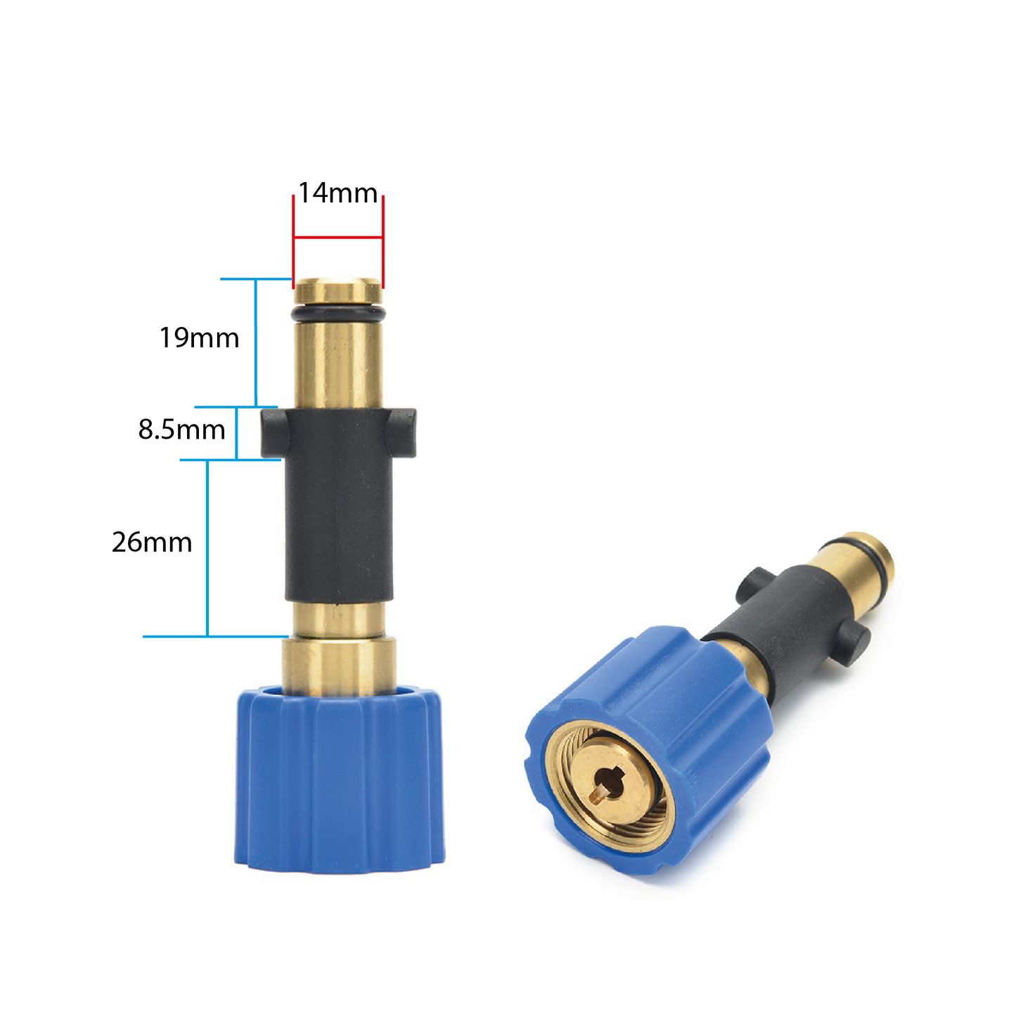 Gerni#2 pressure washer Foam Cannon Adapter for MJJC Foam Cannon S V3