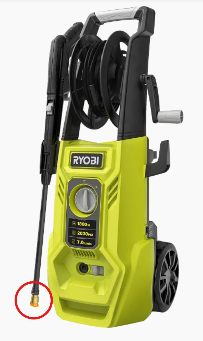 MJJC Foam Cannon S V3 - Ryobi#4 for Ryobi RACPWS5 & RACPWS6 Pressure Washer - (Snow Foam Lance Gun)