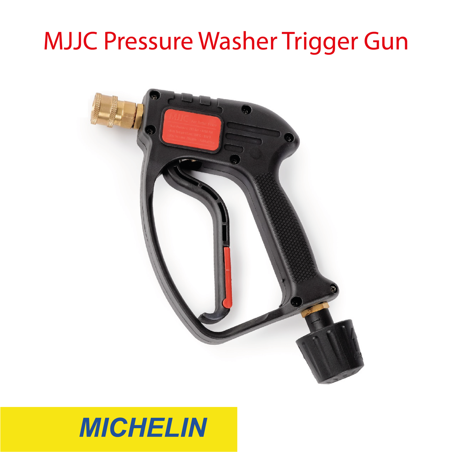 Michelin - MJJC Light Weight Pressure Washer Trigger Spray Gun with Live Swivel