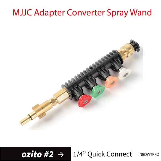 Ozito#2 MJJC Pressure Washer Adapter Conversion Converter Spray