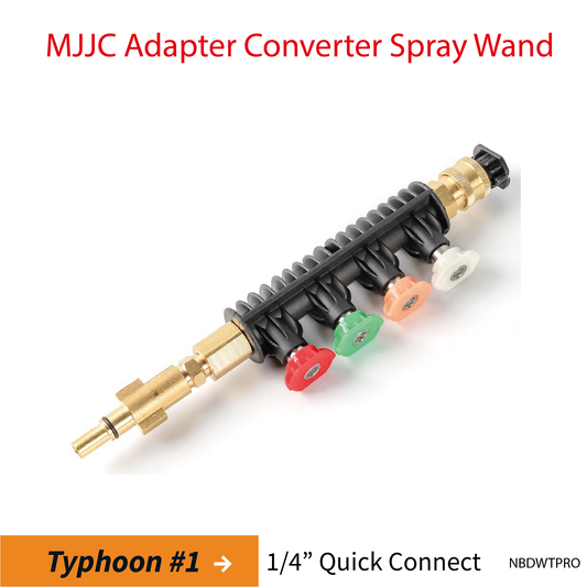 Typhoon#1 MJJC Pressure Washer Adapter Conversion Converter Spray