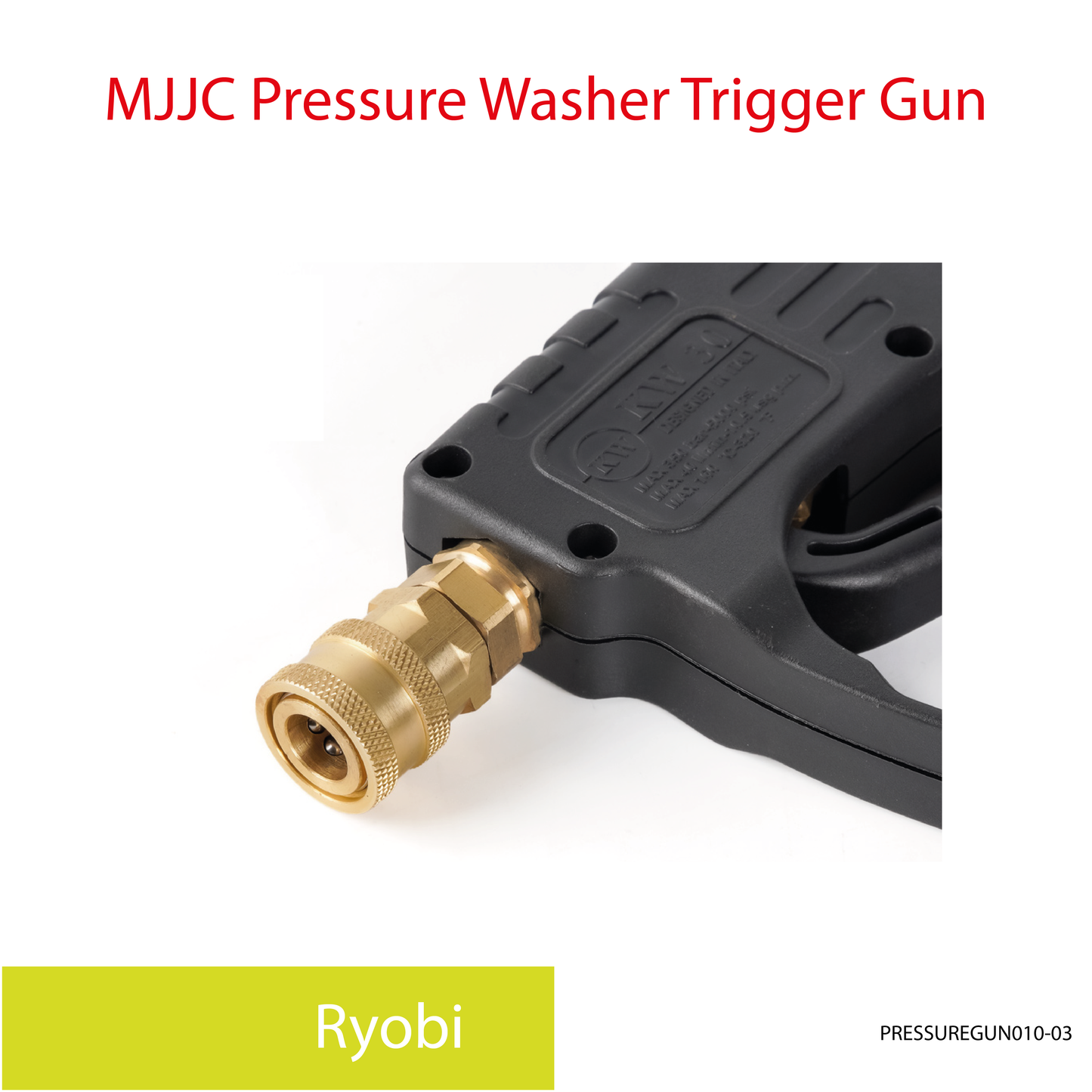 Ryobi - MJJC Light Weight Pressure Washer Trigger Spray Gun with Live Swivel