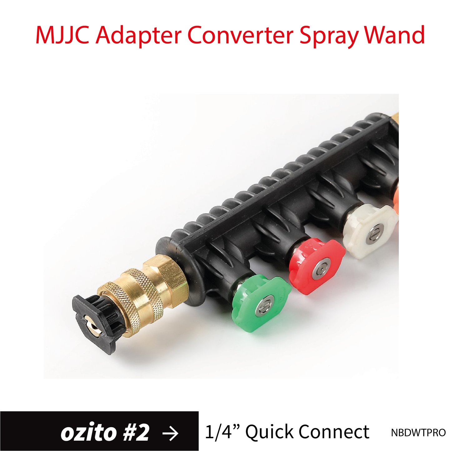 Ozito#2 MJJC Pressure Washer Adapter Conversion Converter Spray