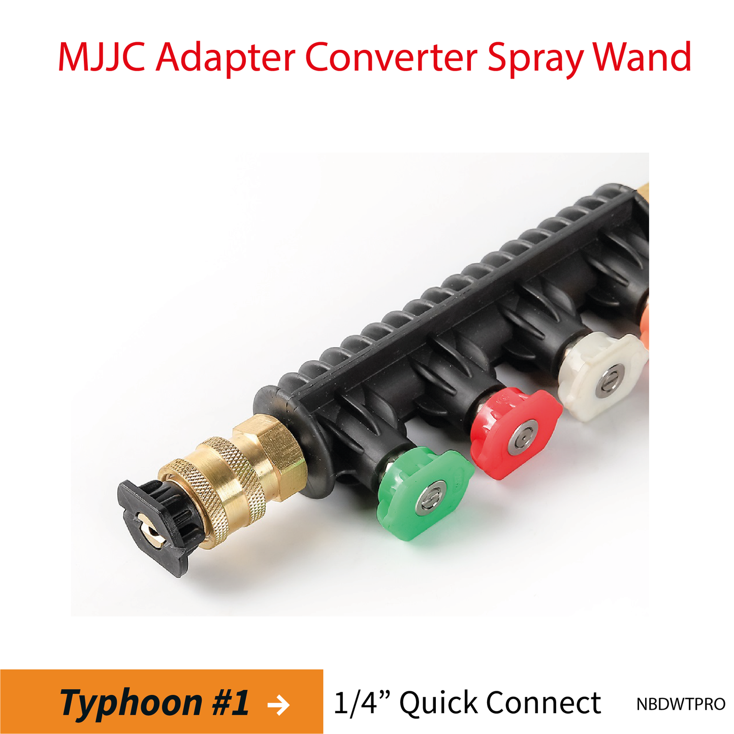 Typhoon#1 MJJC Pressure Washer Adapter Conversion Converter Spray