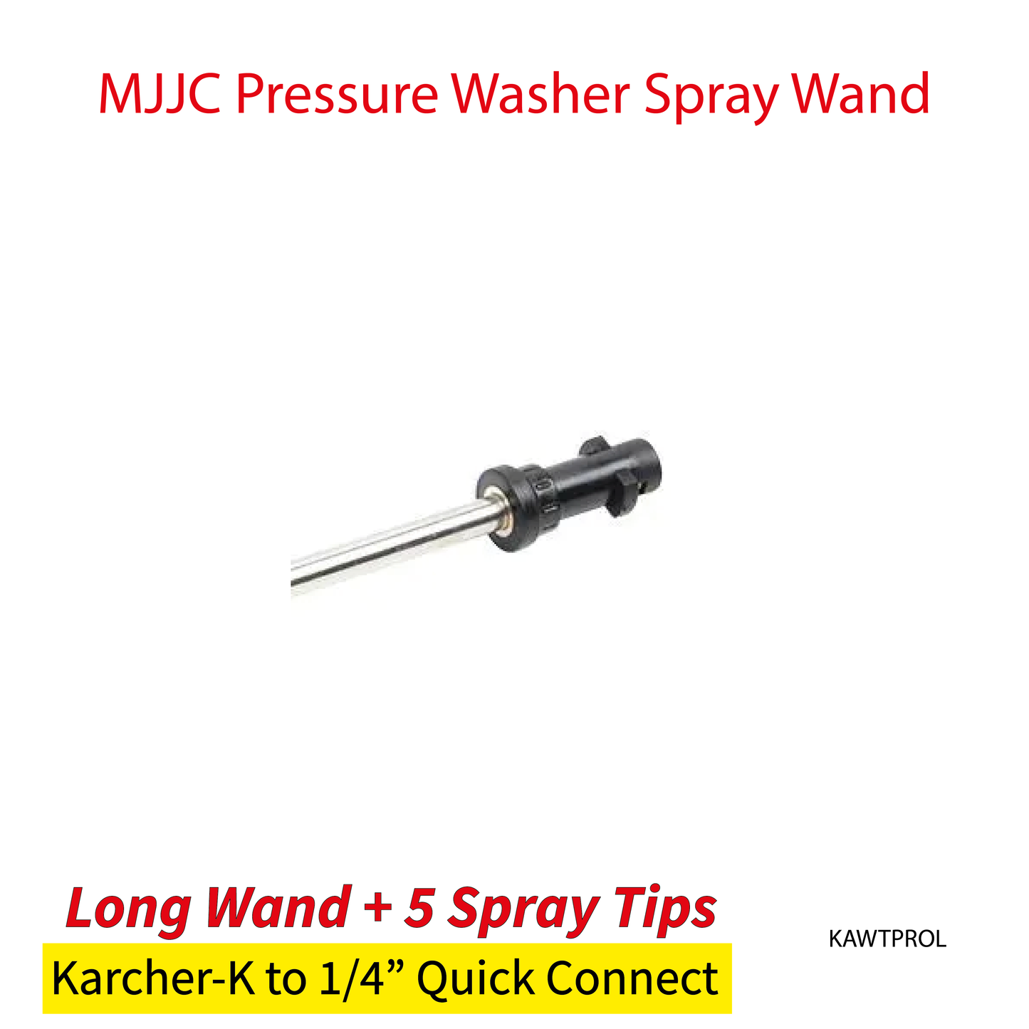 MJJC Light Weight Pressure Washer Long Spray Wand Karcher K-Series