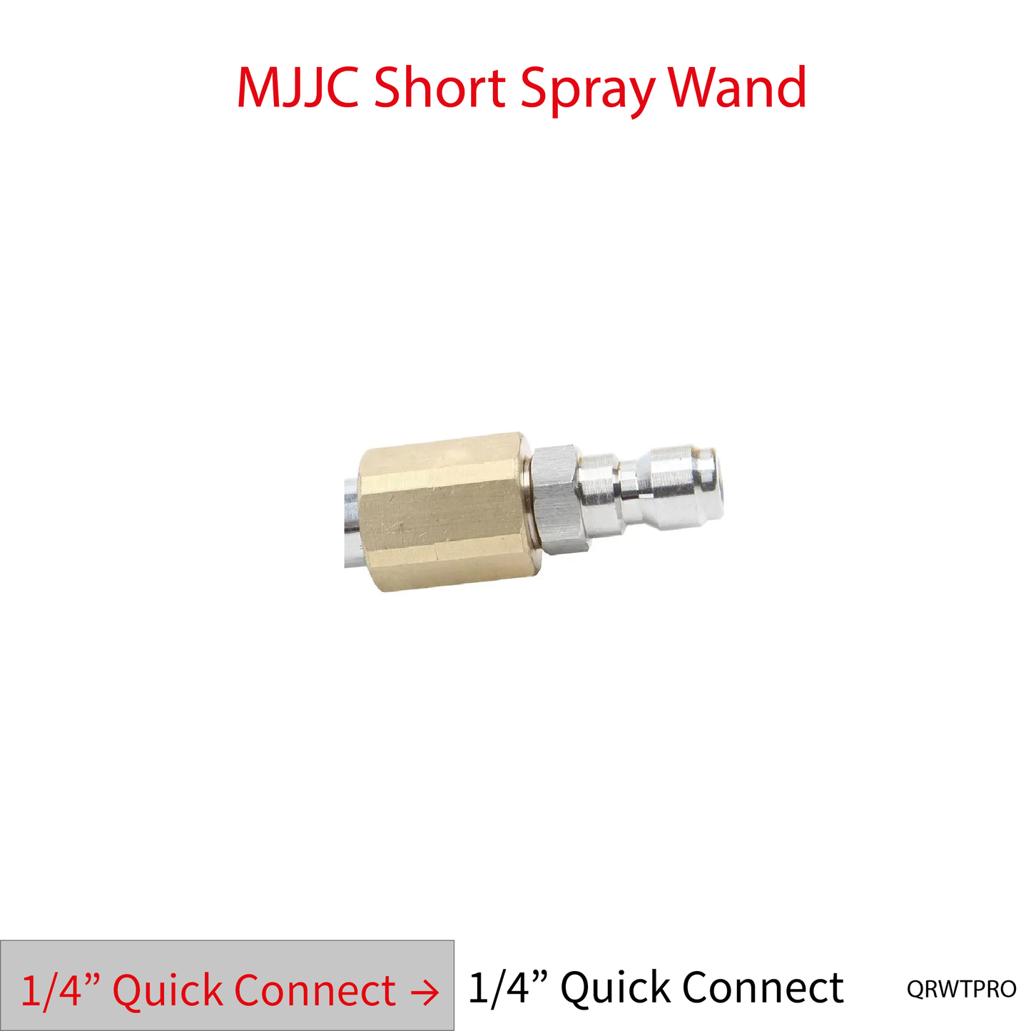 MJJC Light Weight Pressure Washer Short Spray Wand with 5 spray tips