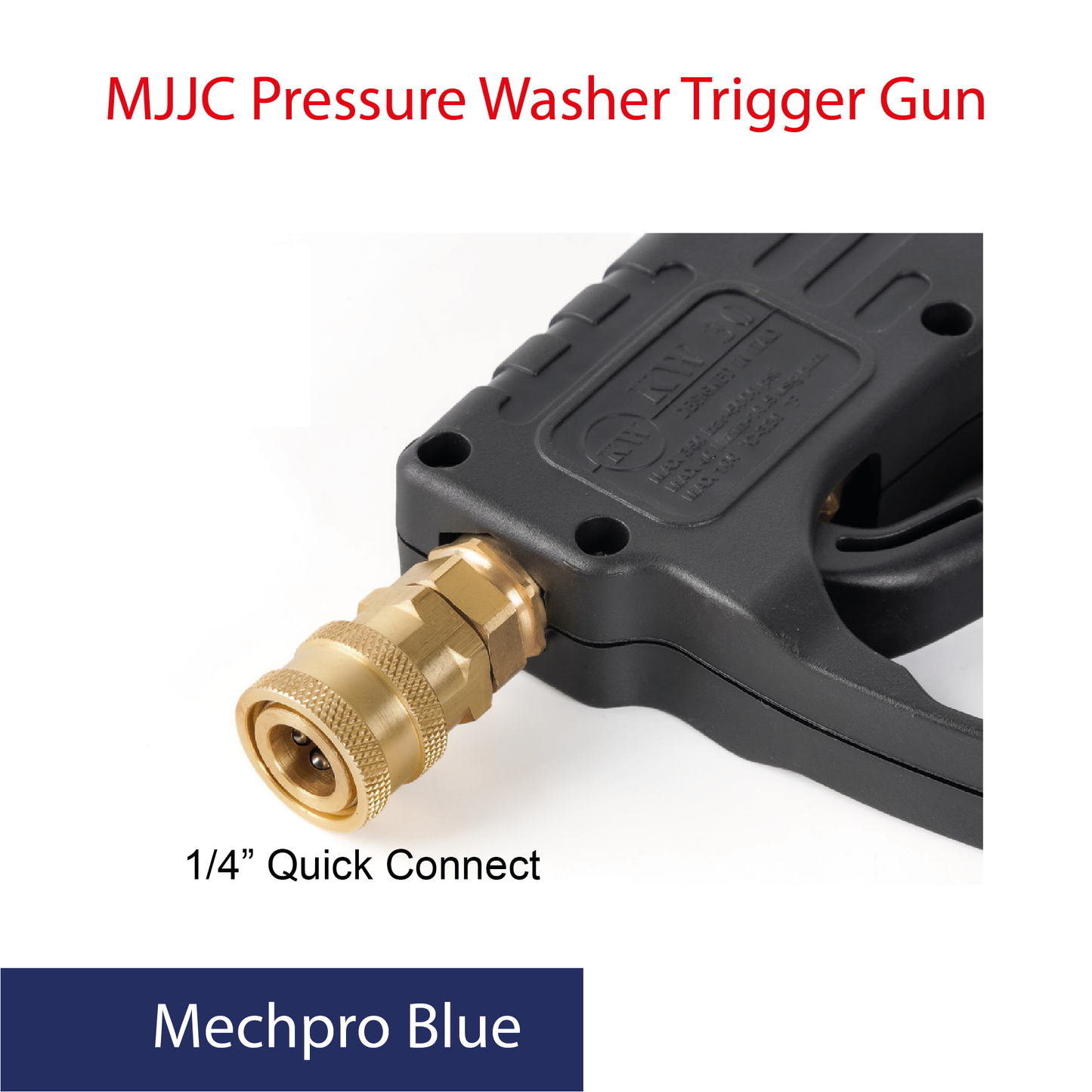 Mechpro Blue - MJJC Light Weight Pressure Washer Trigger Spray Gun with Live Swivel