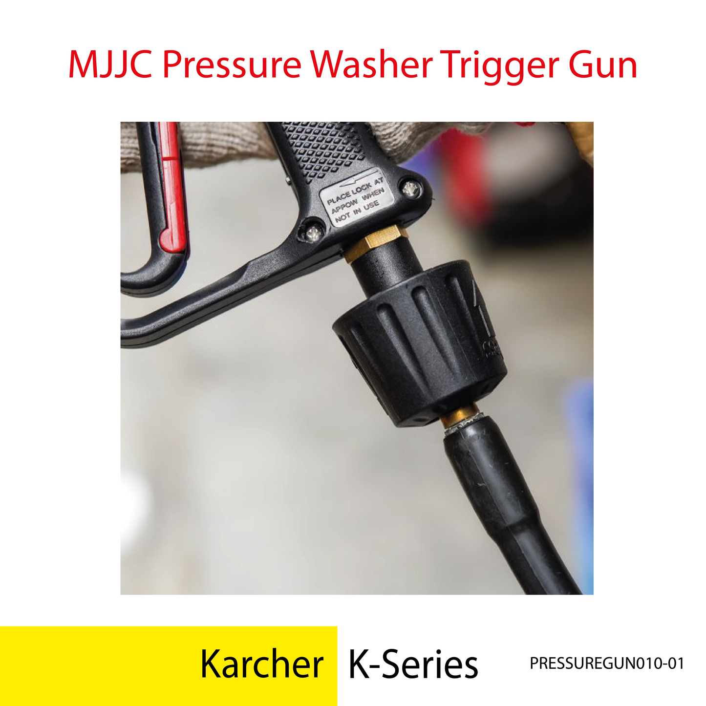 Karcher K-Series - MJJC Light Weight Pressure Washer Trigger Spray Gun with Live Swivel
