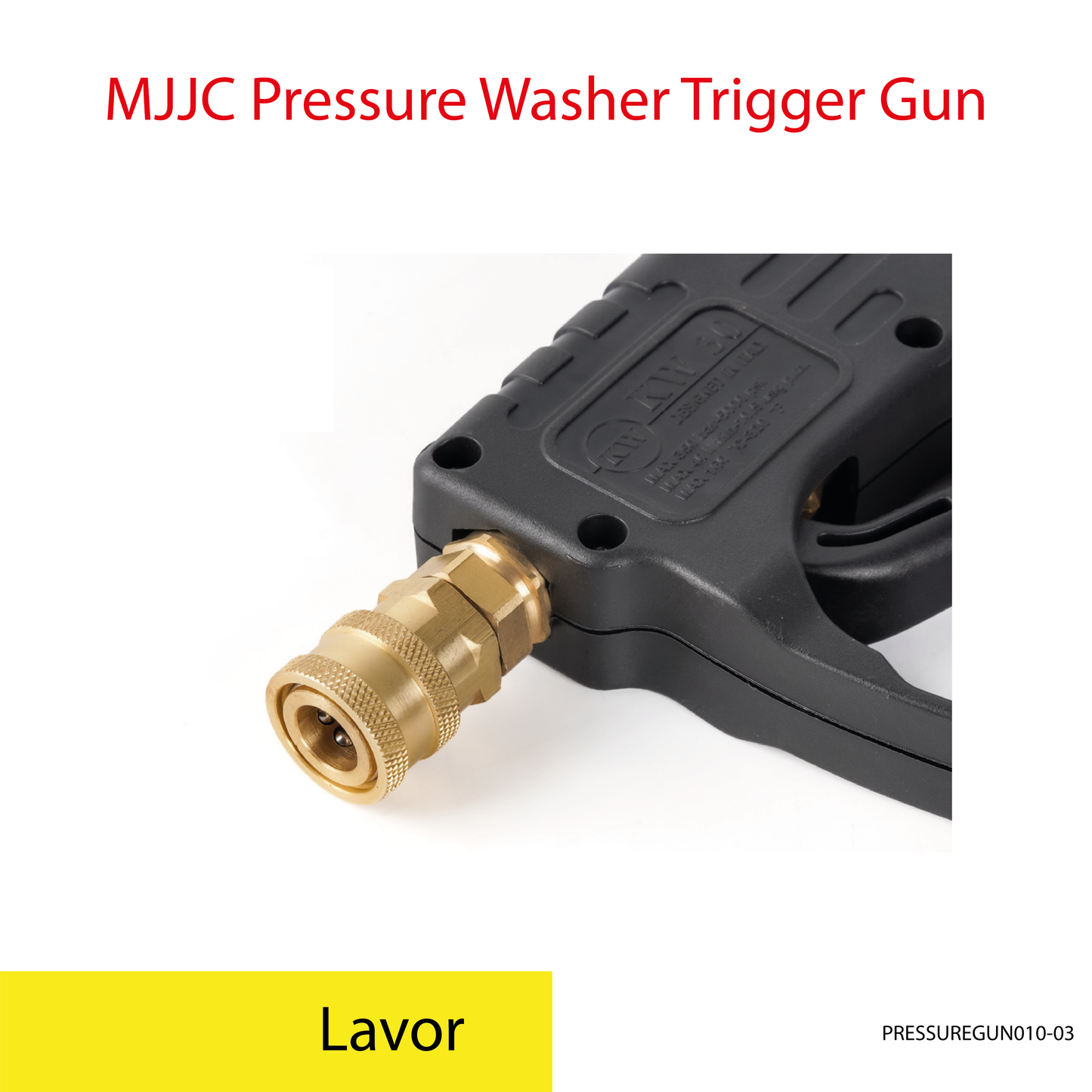 Lavor - MJJC Light Weight Pressure Washer Trigger Spray Gun with Live Swivel
