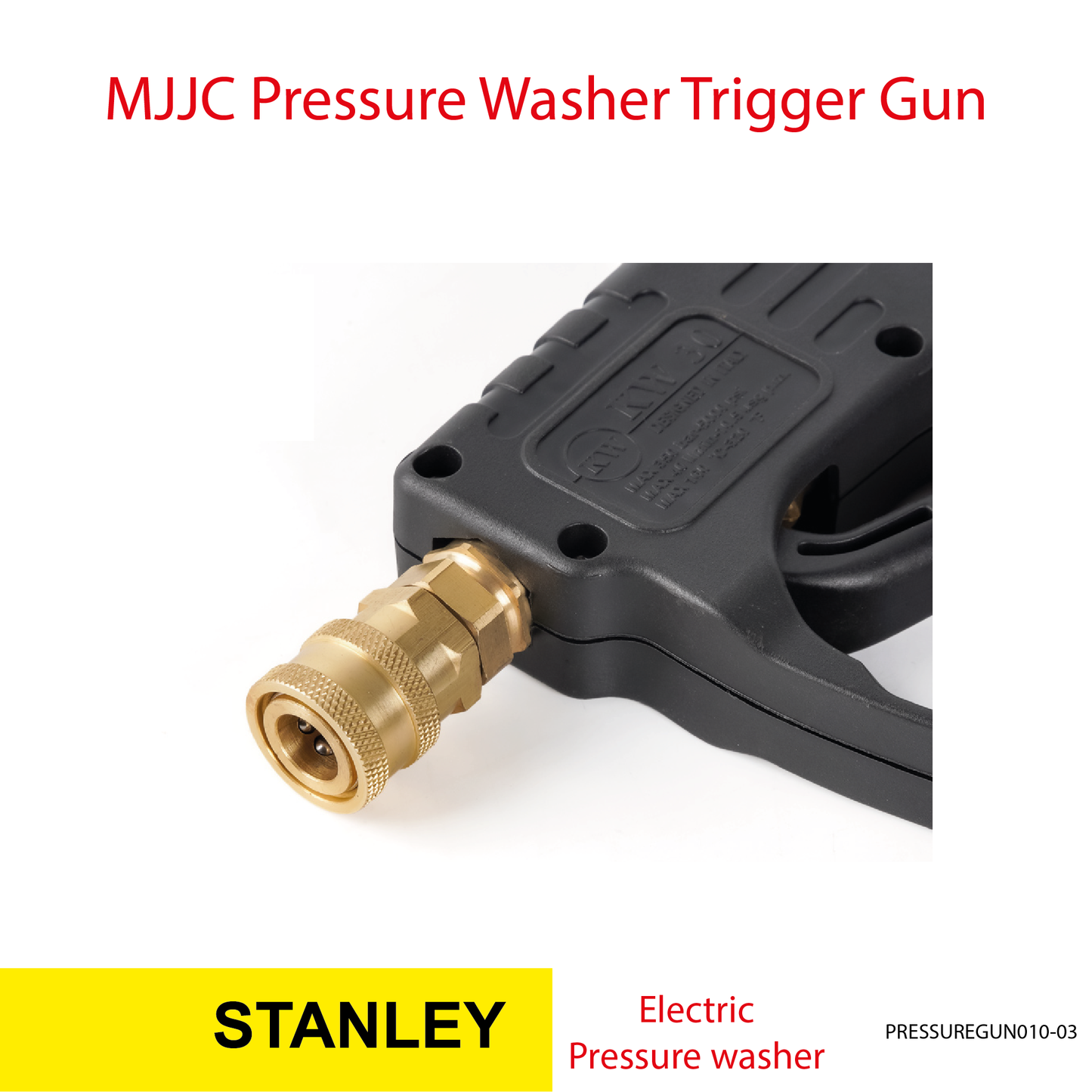 Stanley Electric Pressure Washer - MJJC Light Weight Trigger Spray Gun with Live Swivel