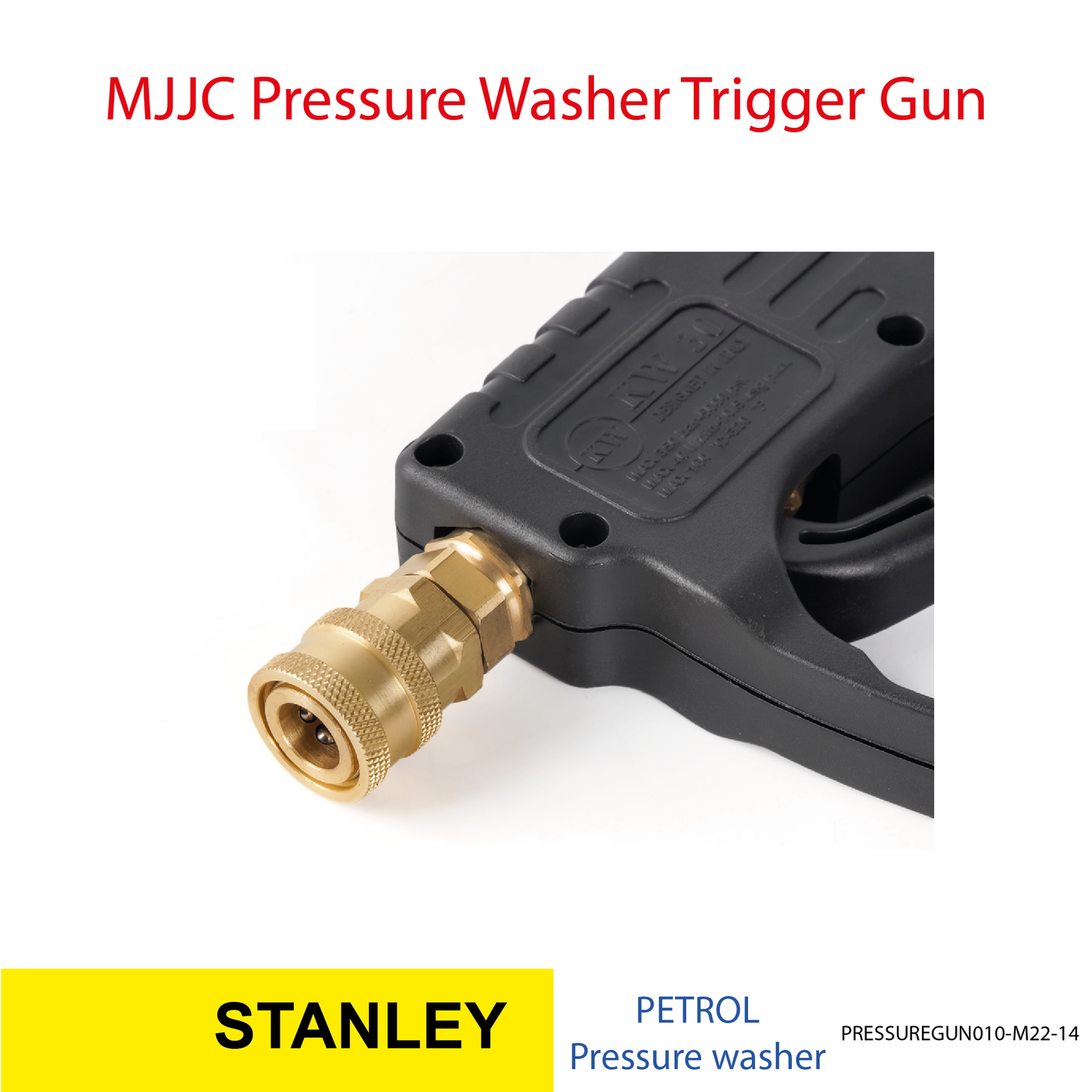 Stanley Petrol Pressure Washer - MJJC Light Weight Trigger Spray Gun with Live Swivel