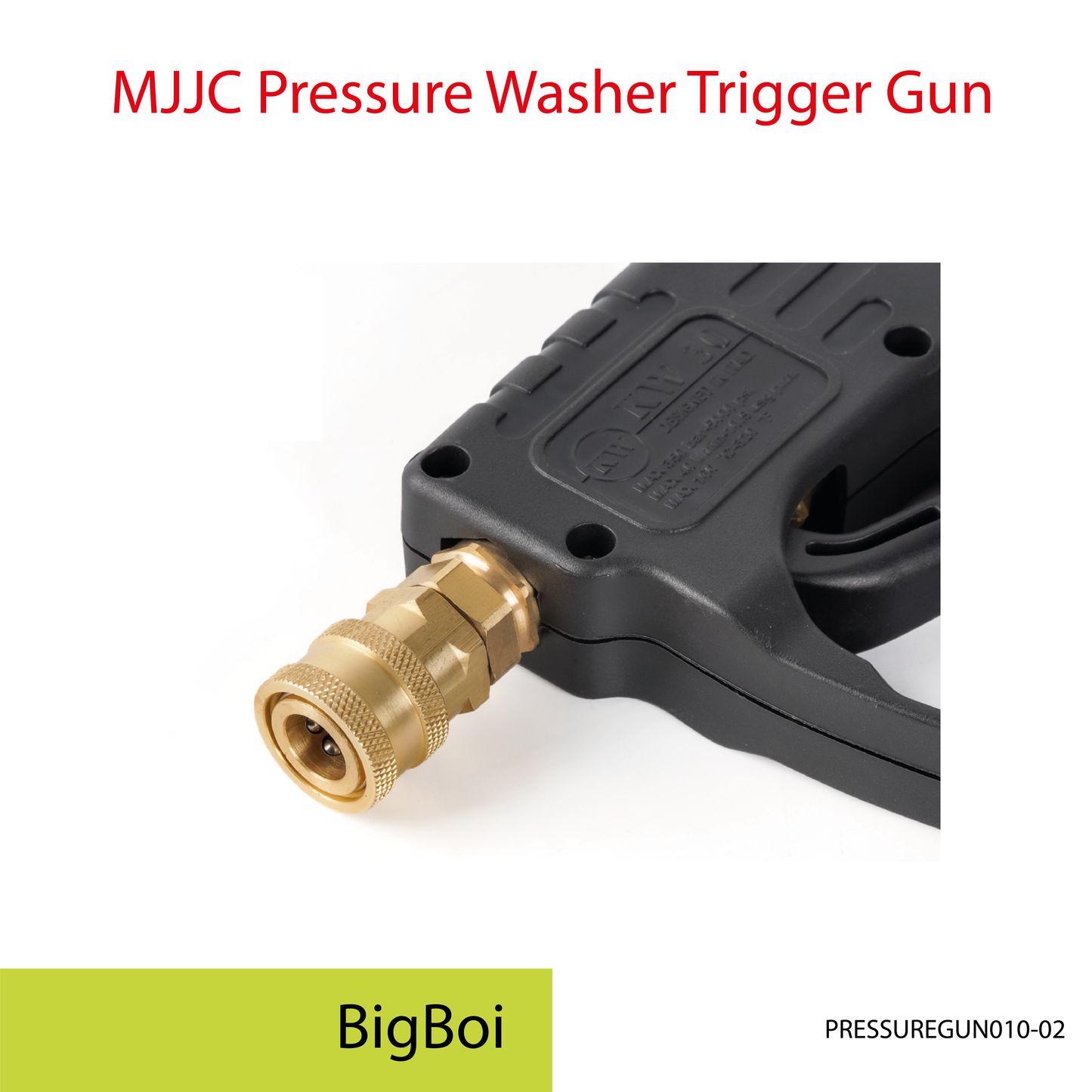 Big Boi - MJJC Light Weight Pressure Washer Trigger Spray Gun with Live Swivel