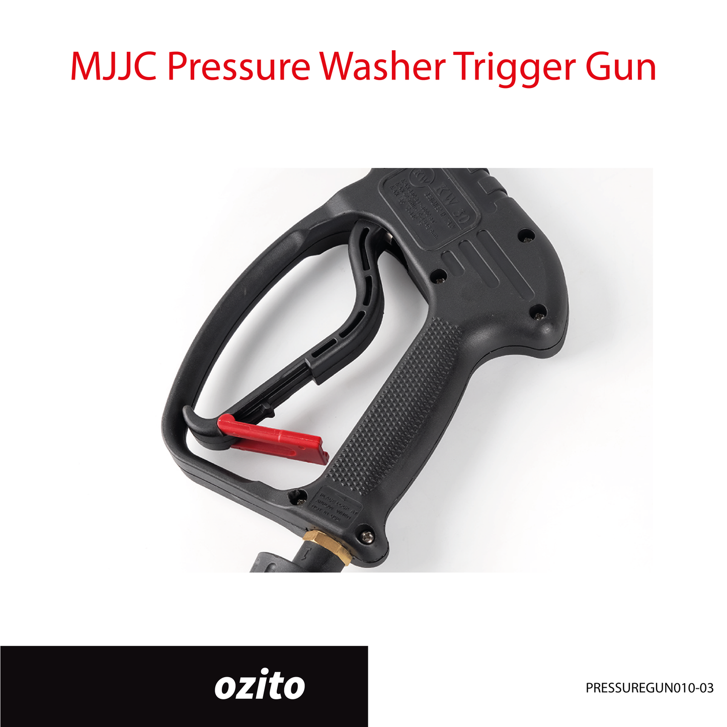 Ozito - MJJC Light Weight Pressure Washer Trigger Spray Gun with Live Swivel