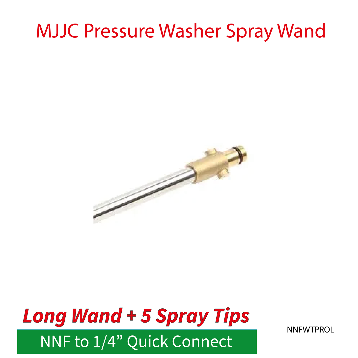 MJJC Light Weight Pressure Washer Long Spray Wand Gerni / Nilfisk / STIHL / Husqvarna