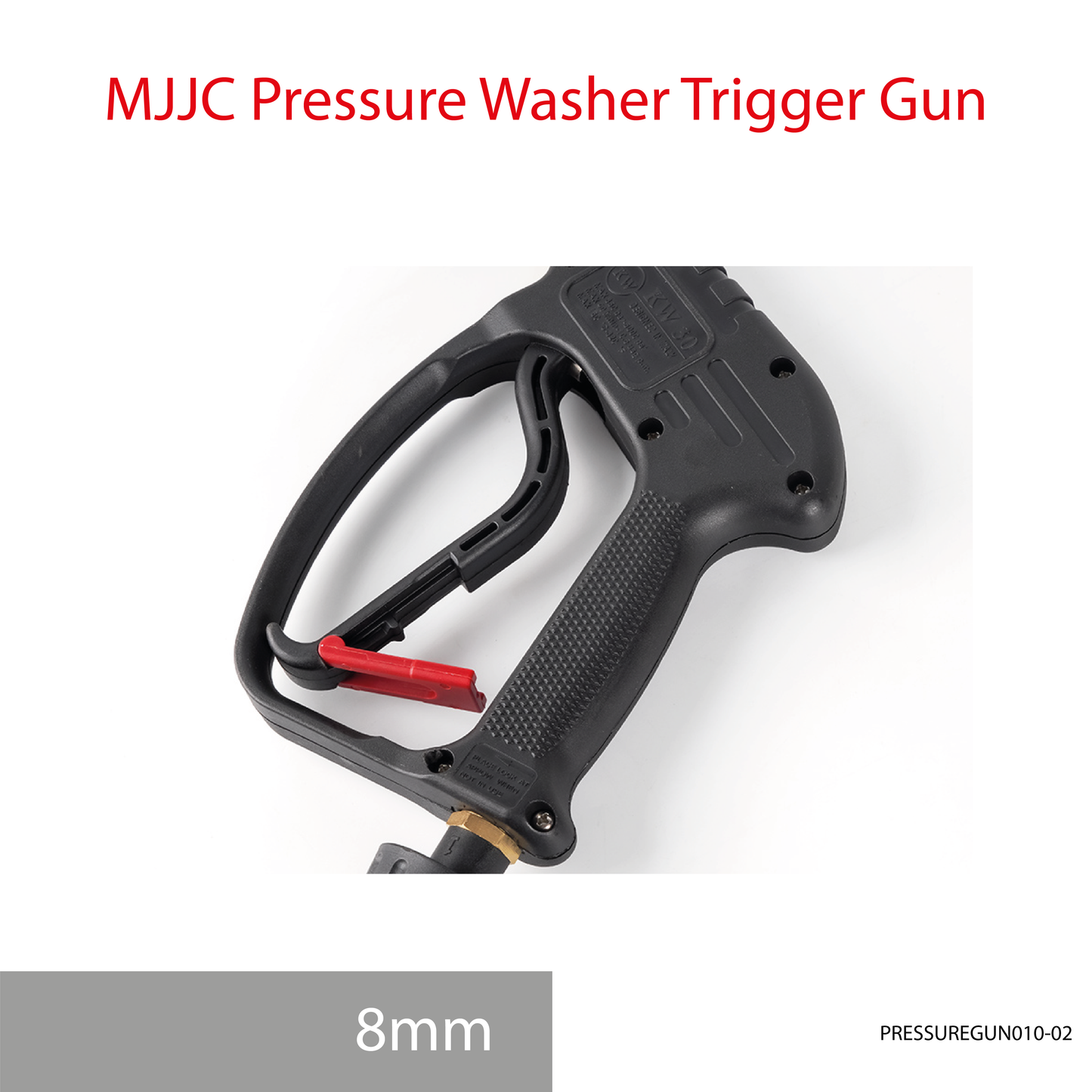 MJJC 8mm hose tip Light Weight Pressure Washer Trigger Spray Gun with Live Swivel