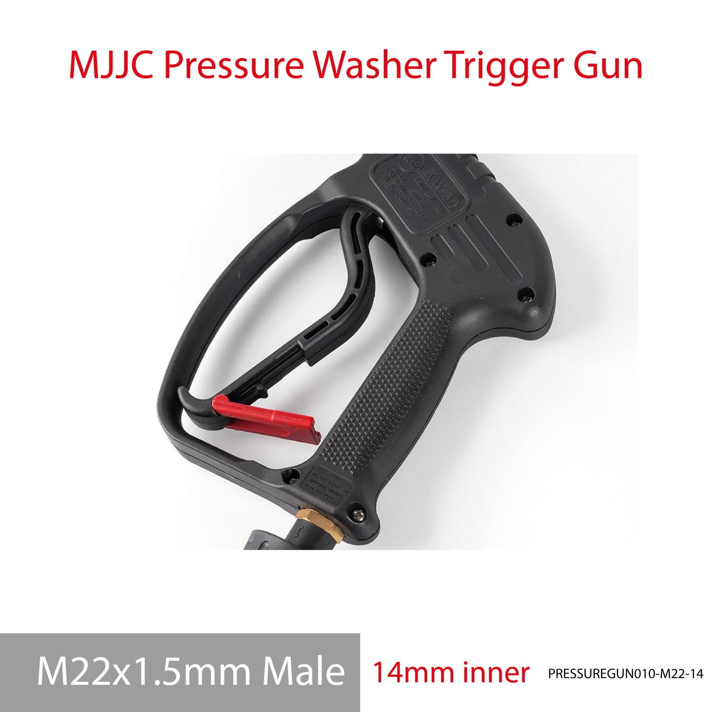 M22-14mm ID - MJJC Light Weight Pressure Washer Short Trigger Gun with Live Swivel