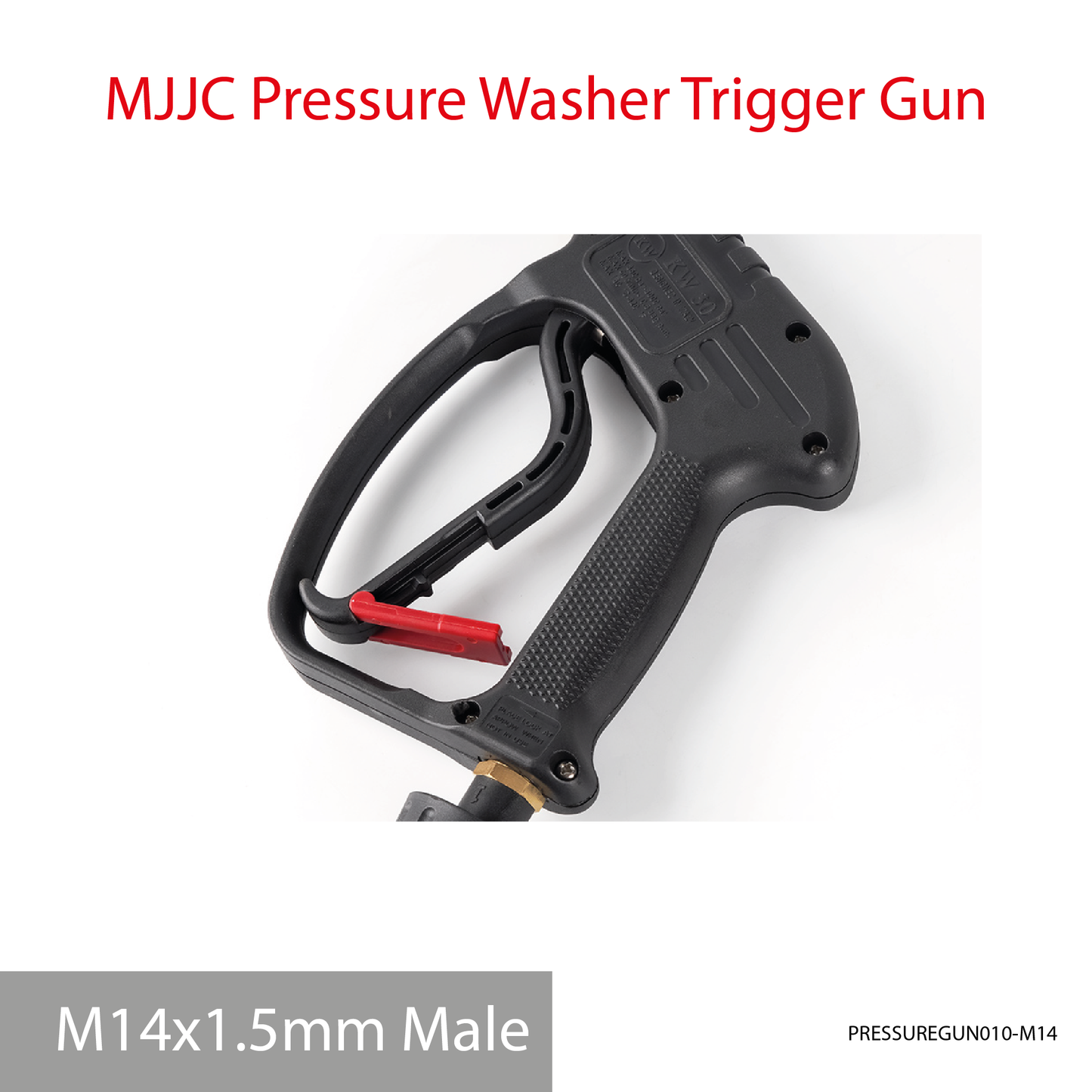 M14x1.5mm Male Thread - MJJC Light Weight Pressure Washer Short Trigger Gun with Live Swivel