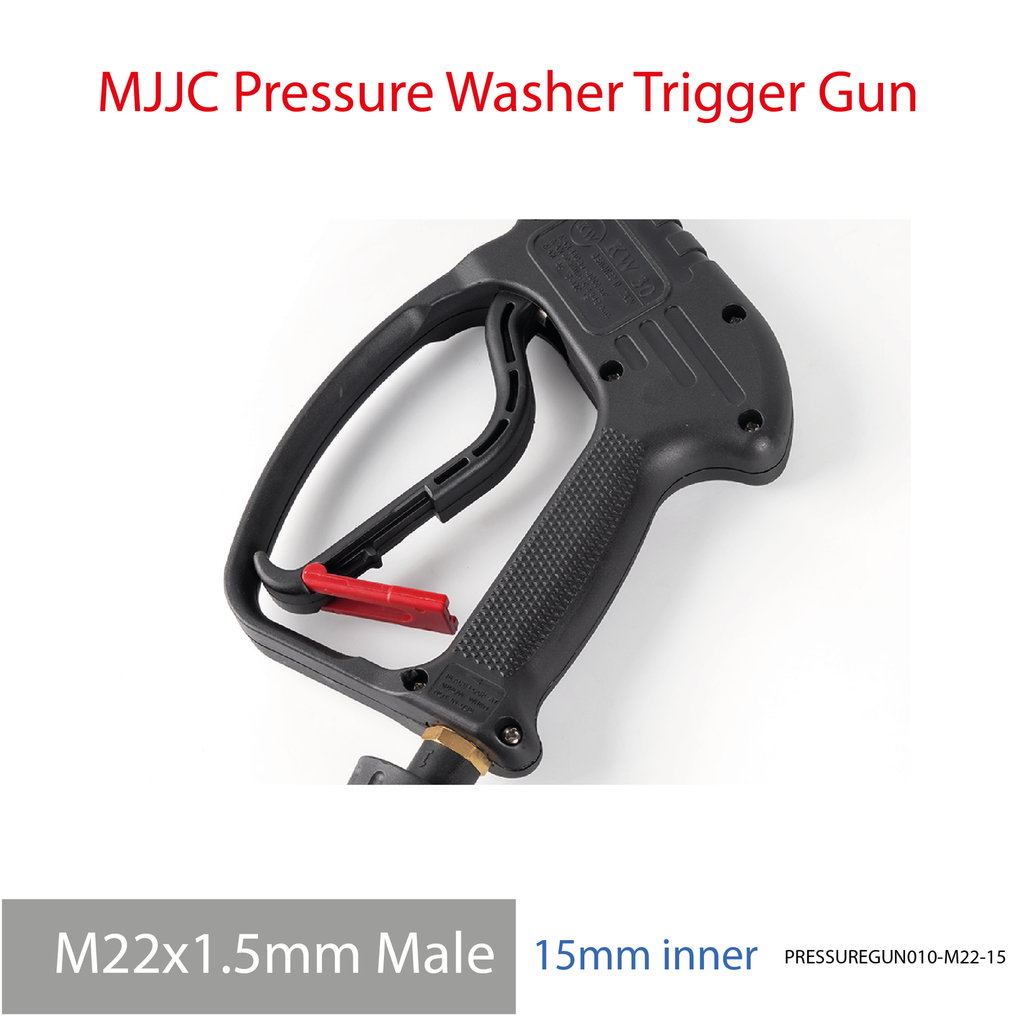 M22-15mm ID - MJJC Light Weight Pressure Washer Short Trigger Gun with Live Swivel