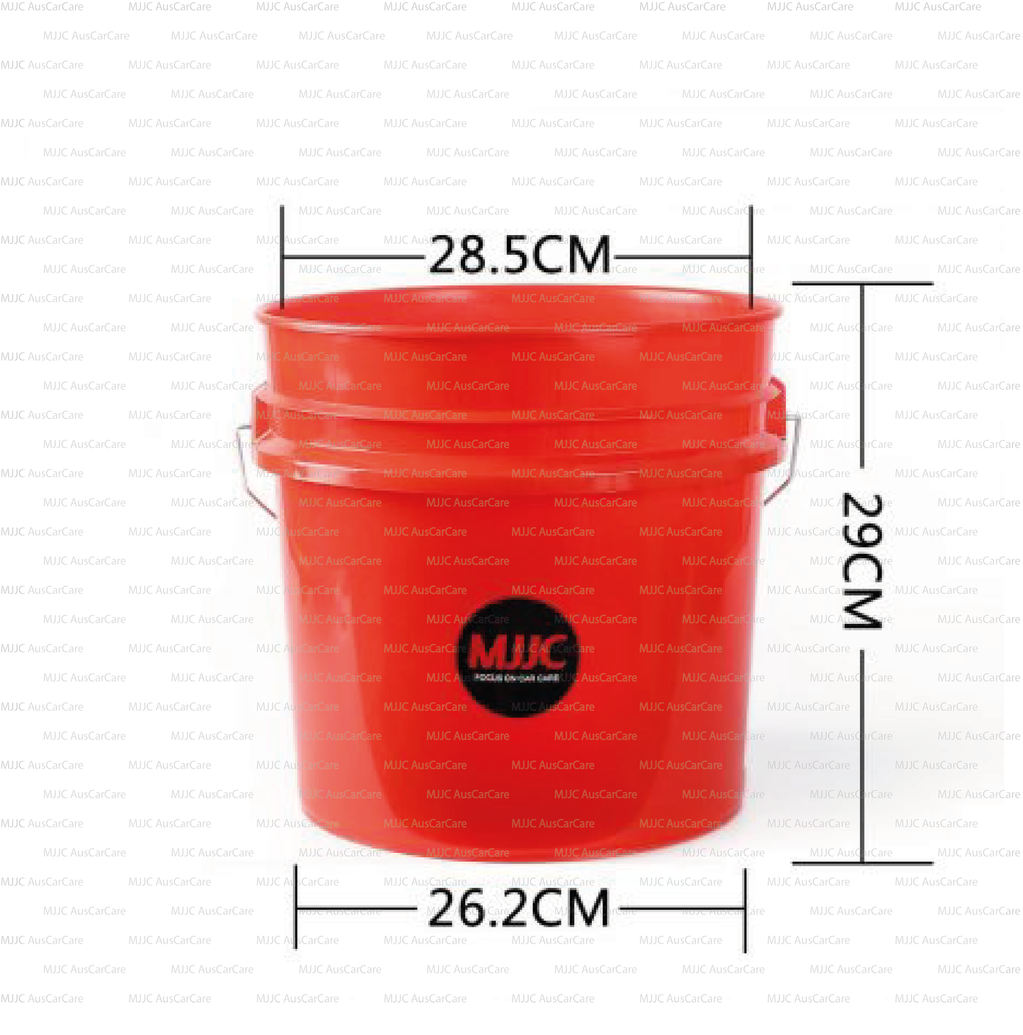 MJJC Detailing Wash Bucket, Grit Keeper / Dirt Trap, Bucket Lid Seat Cover Set