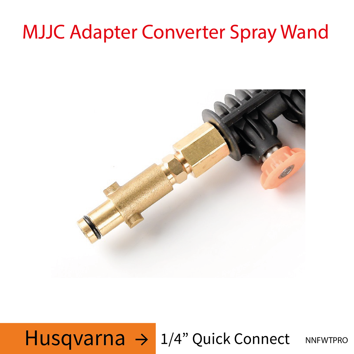 Husqvarna MJJC Adapter Conversion Converter pressure washer Spray Wand with 5 spray tips