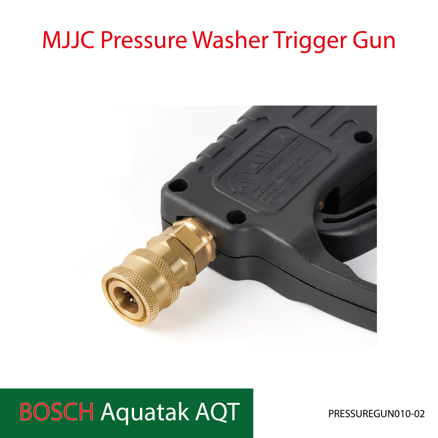 Bosch Aquatak AQT - MJJC Light Weight Pressure Washer Trigger Spray Gun with Live Swivel