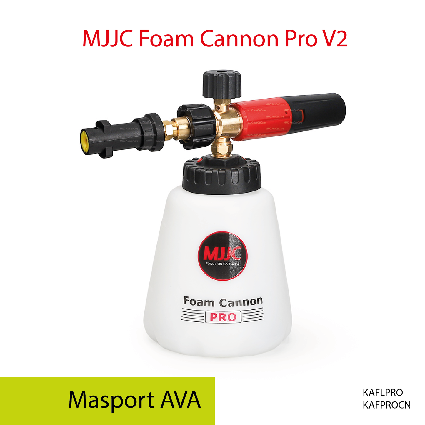 Masport AVA pressure washer - MJJC Foam Cannon Pro V2 (Pressure Washer Snow Foam Lance Gun)