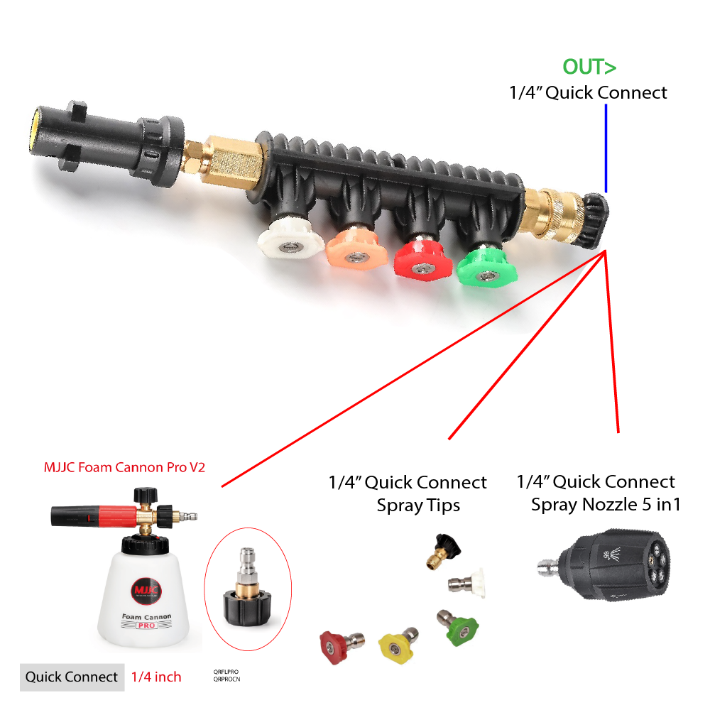 Karcher K-Series MJJC Pressure Washer Adapter Conversion Converter Spray