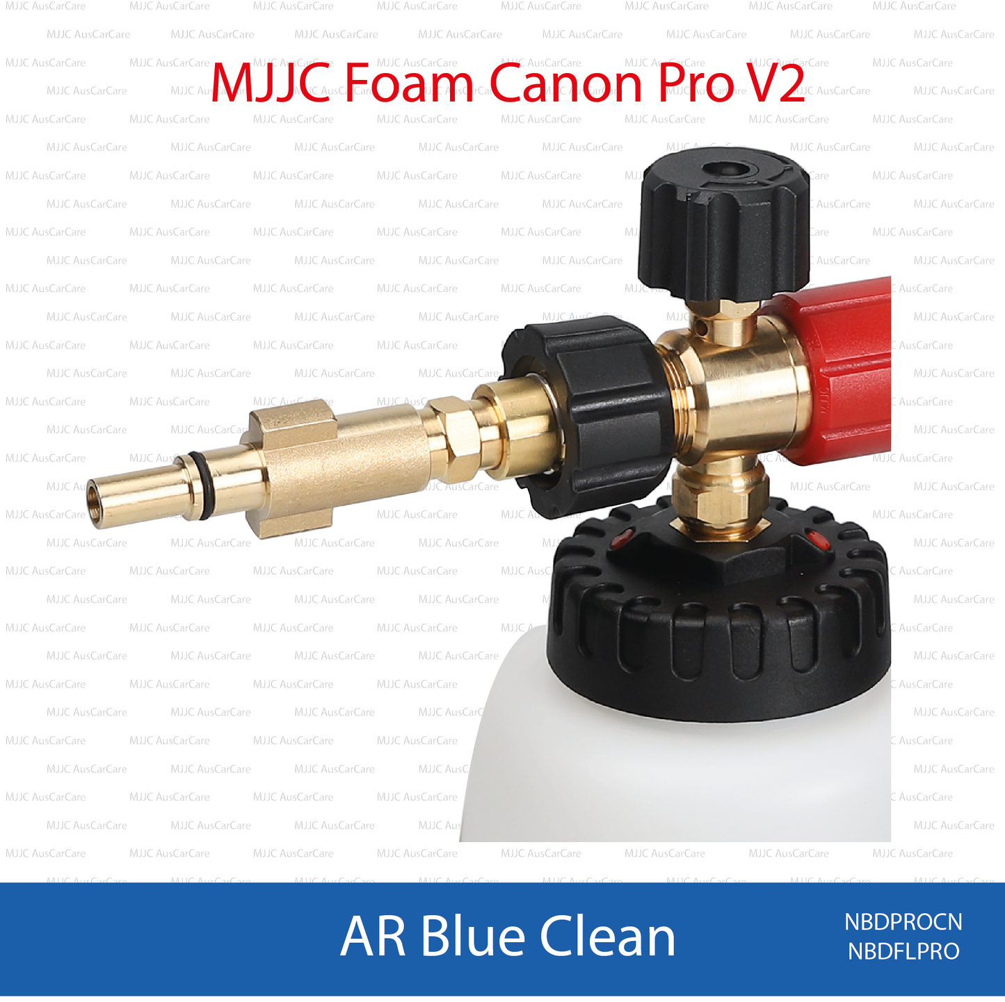 AR Blue Clean (NBDPROCN) Adapter for MJJC Foam Cannon Pro V2 (NBDFLPRO)