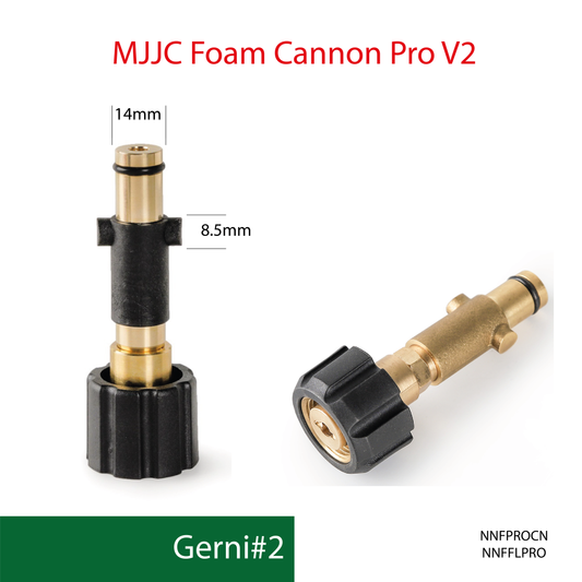 Gerni#2 (NNFPROCN) Adapter for MJJC Foam Cannon Pro V2 (NNFFLPRO)