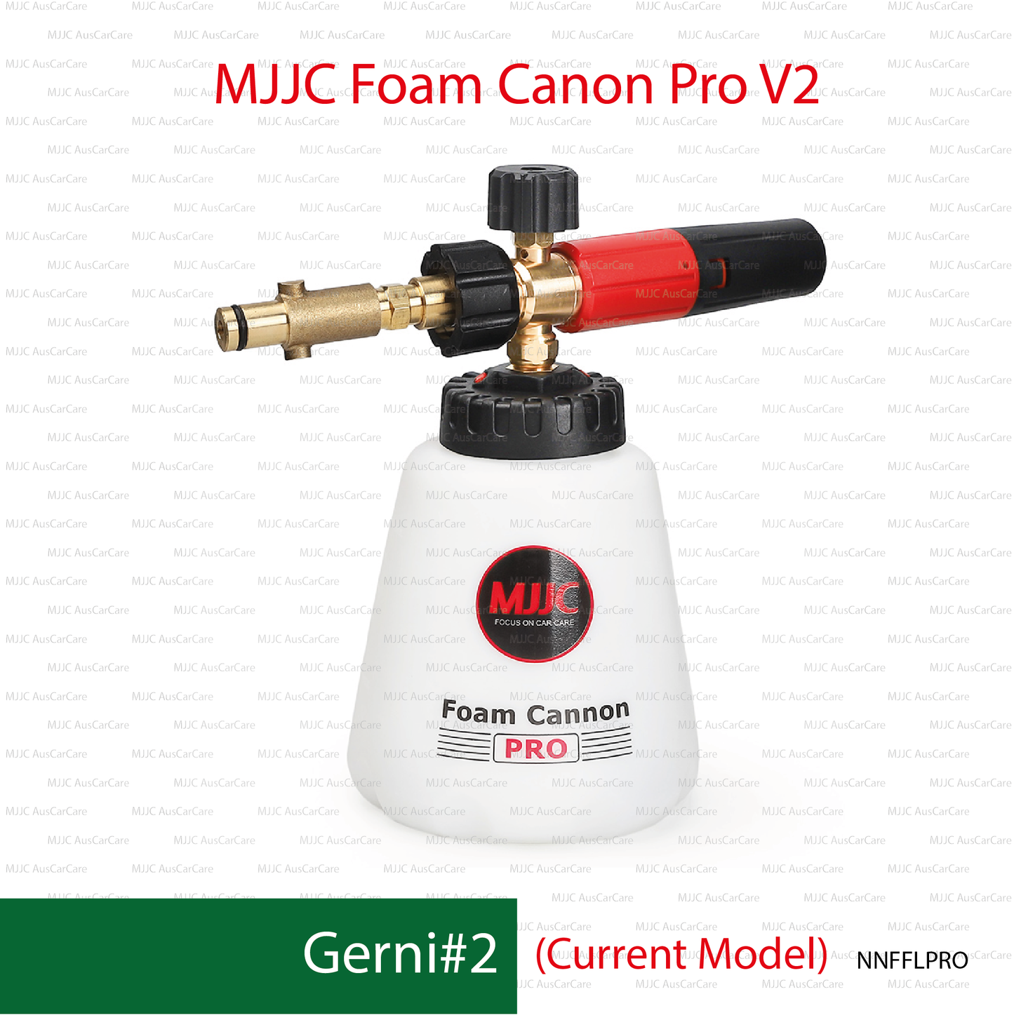 Gerni#2 (NNFPROCN) Adapter for MJJC Foam Cannon Pro V2 (NNFFLPRO)