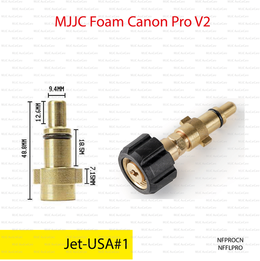 Jet-USA#1 (NFPROCN) Adapter for MJJC Foam Cannon Pro V2 (NFFLPRO)
