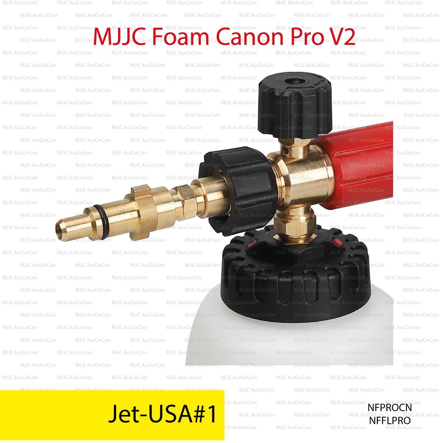 Jet-USA#1 (NFPROCN) Adapter for MJJC Foam Cannon Pro V2 (NFFLPRO)