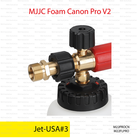 Jet-USA#3 (M22PROCN) Adapter for MJJC Foam Cannon Pro V2 (M22FLPRO)