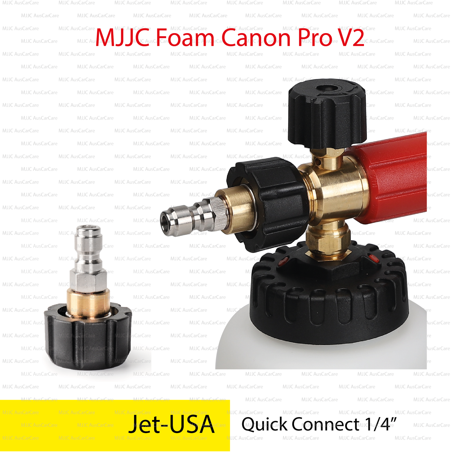 Jet-USA#2 (QRPROCN) Adapter for MJJC Foam Cannon Pro V2 (QRFLPRO)