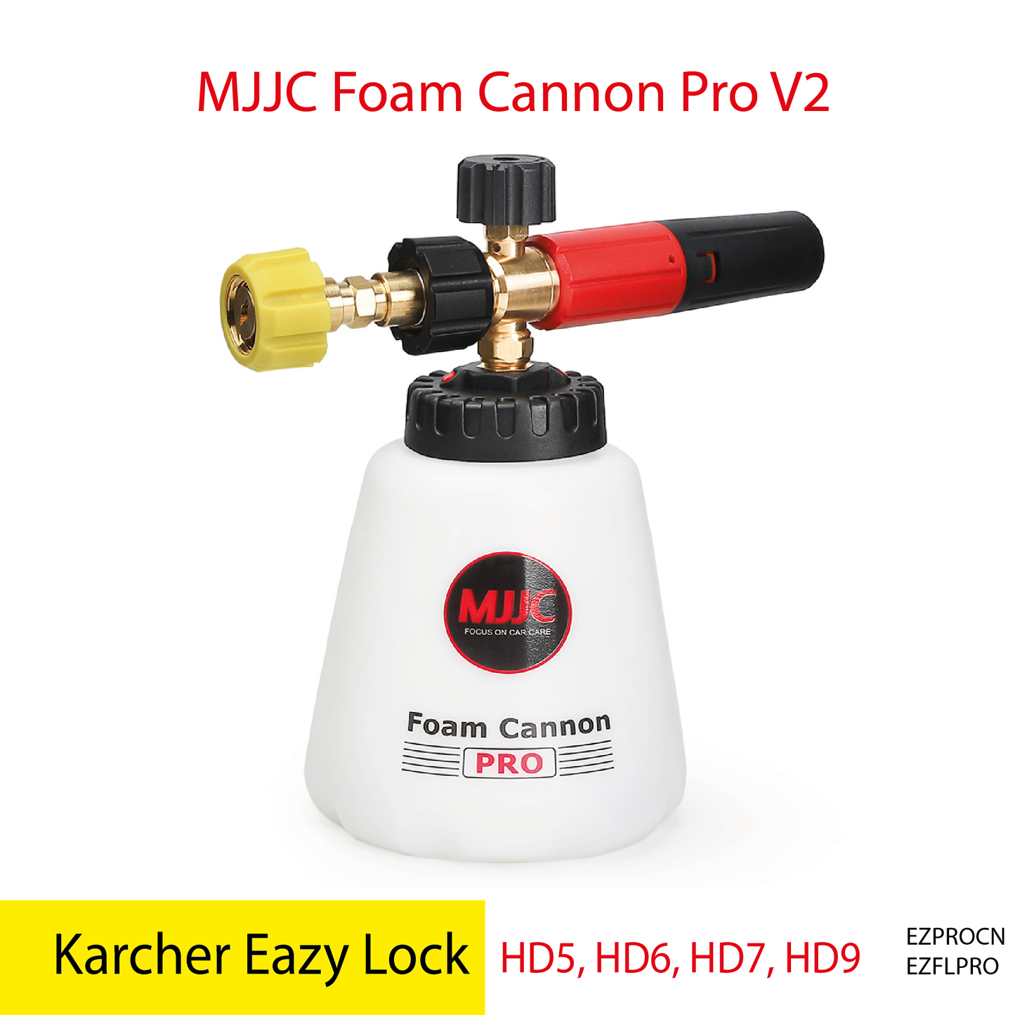 Karcher Professional HD with EASY!Force Advance Trigger Gun (HD5 | HD6 | HD7 | HD9) - MJJC Foam Cannon Pro V2 (Pressure Washer Snow Foam Lance Gun)