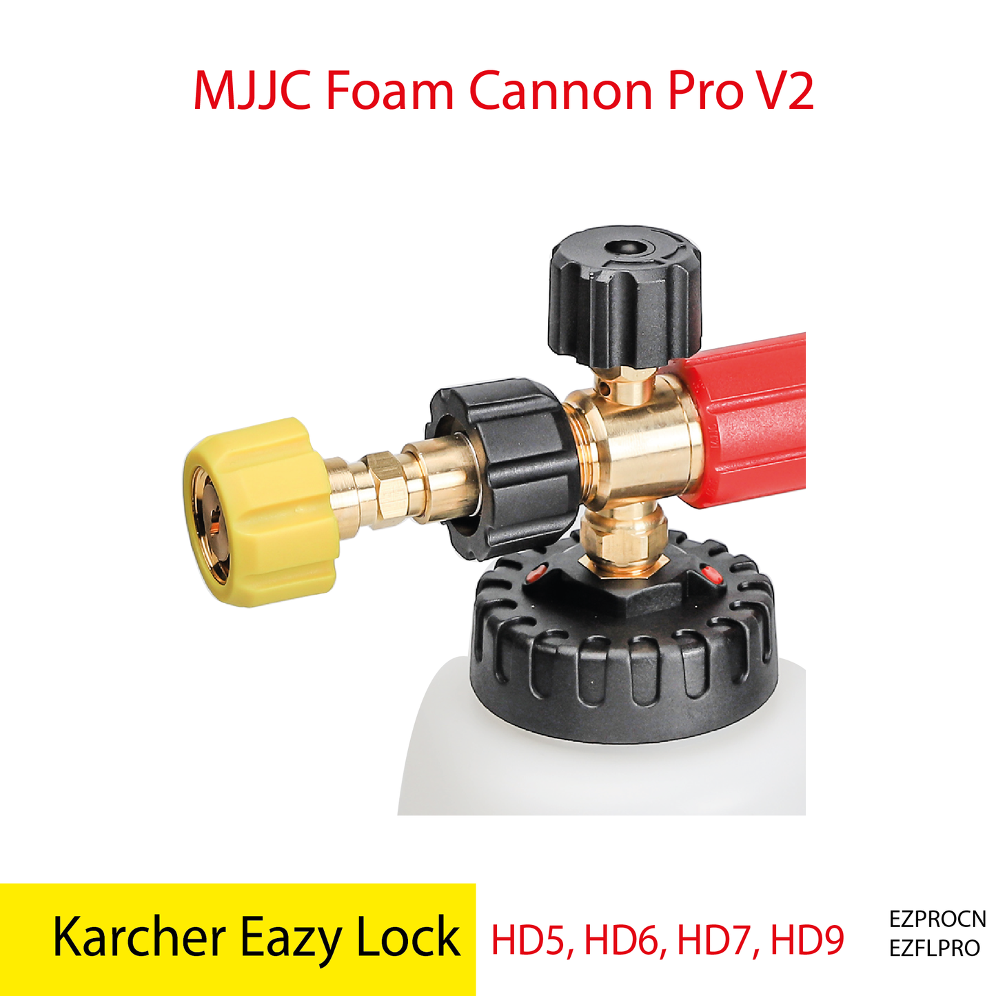 Karcher Professional HD with EASY!Force Advance Trigger Gun (HD5 | HD6 | HD7 | HD9) - MJJC Foam Cannon Pro V2 (Pressure Washer Snow Foam Lance Gun)