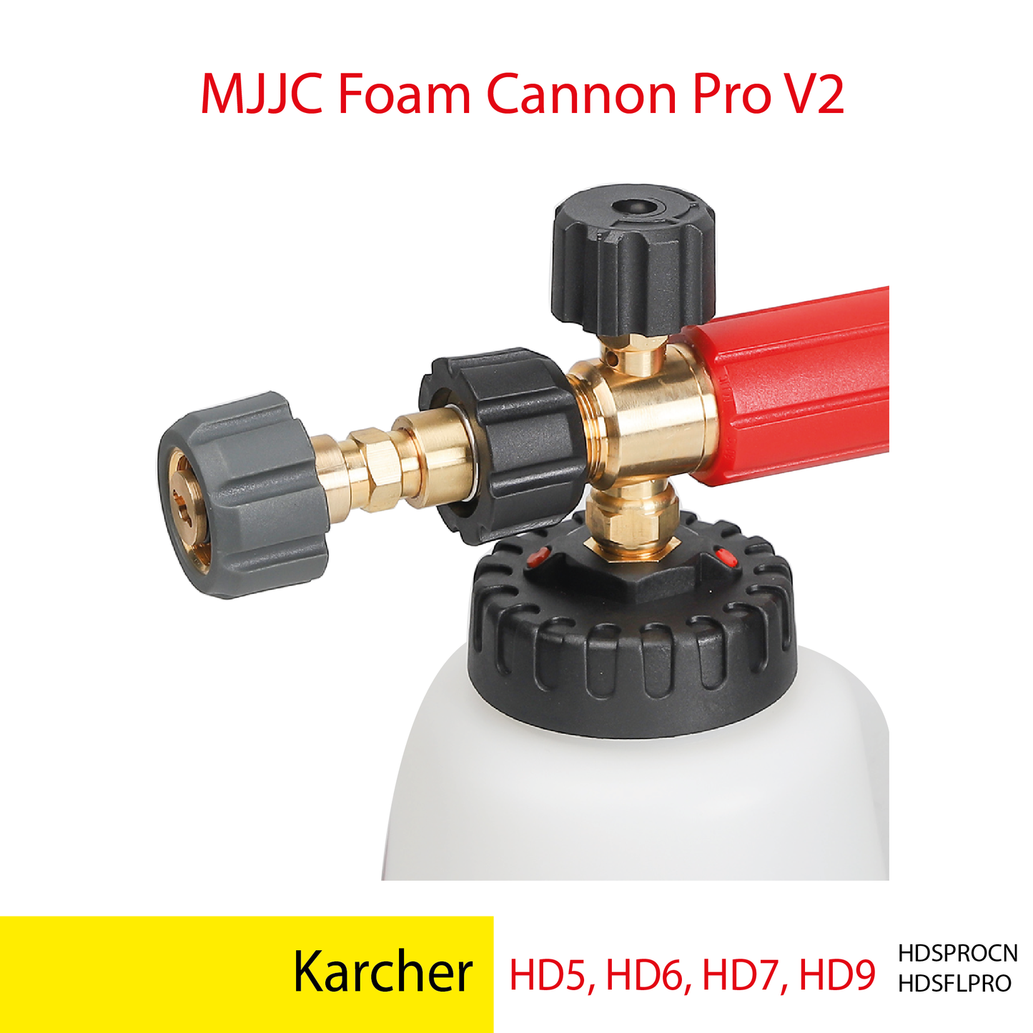 Karcher Professional HD-Series ( HD5 | HD6 | HD7 | HD9) - MJJC Foam Cannon Pro V2 (Pressure Washer Snow Foam Lance Gun)