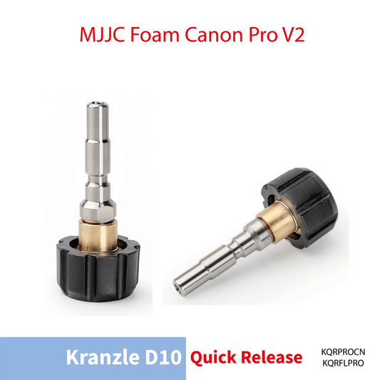 Kranzle (D10) Quick Connect Adapter for MJJC Foam Cannon Pro V2
