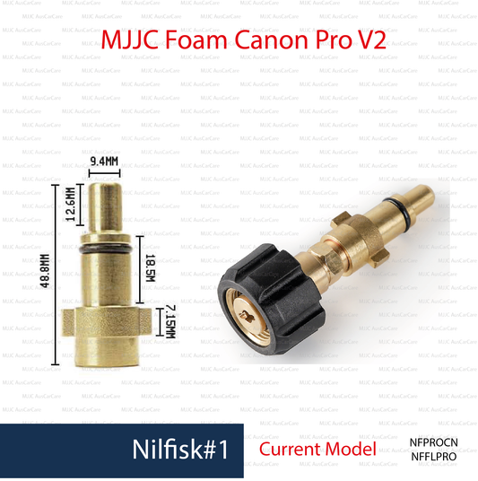 Nilfisk#1 (NFPROCN) Adapter for MJJC Foam Cannon Pro V2 (NFFLPRO)