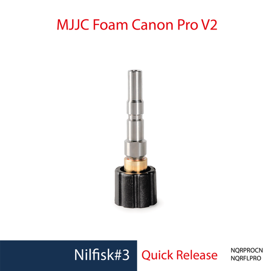 Nilfisk#3 (NQRPROCN) Adapter for MJJC Foam Cannon Pro V2 (NQRFLPRO)