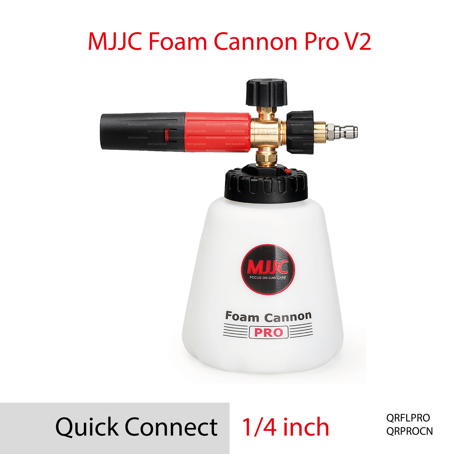 1/4" Quick Connect - MJJC Foam Cannon Pro V2 (Pressure Washer Snow Foam Lance Gun)