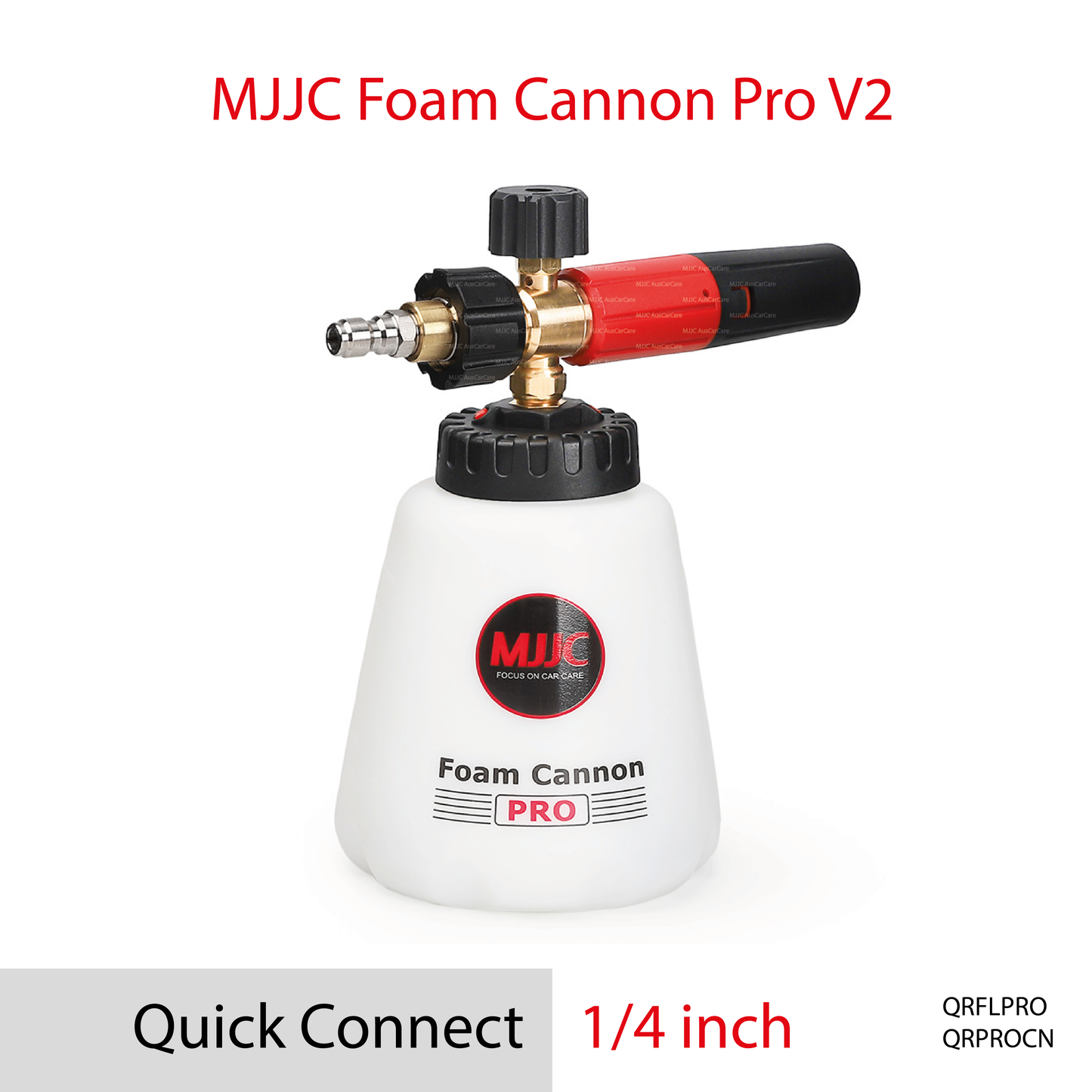 1/4" Quick Connect  - MJJC Foam Cannon Pro V2 (Pressure Washer Snow Foam Lance Gun)