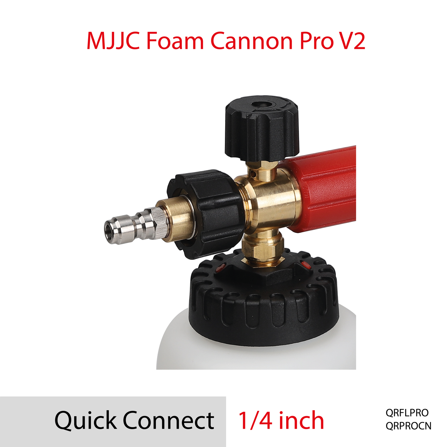 1/4" Quick Connect - MJJC Foam Cannon Pro V2 (Pressure Washer Snow Foam Lance Gun)