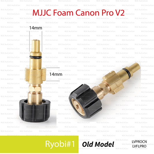 Ryobi#1 (LVPROCN) Adapter for MJJC Foam Cannon Pro V2 (LVFLPRO)