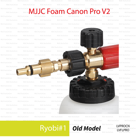 Ryobi#1 (LVPROCN) Adapter for MJJC Foam Cannon Pro V2 (LVFLPRO)