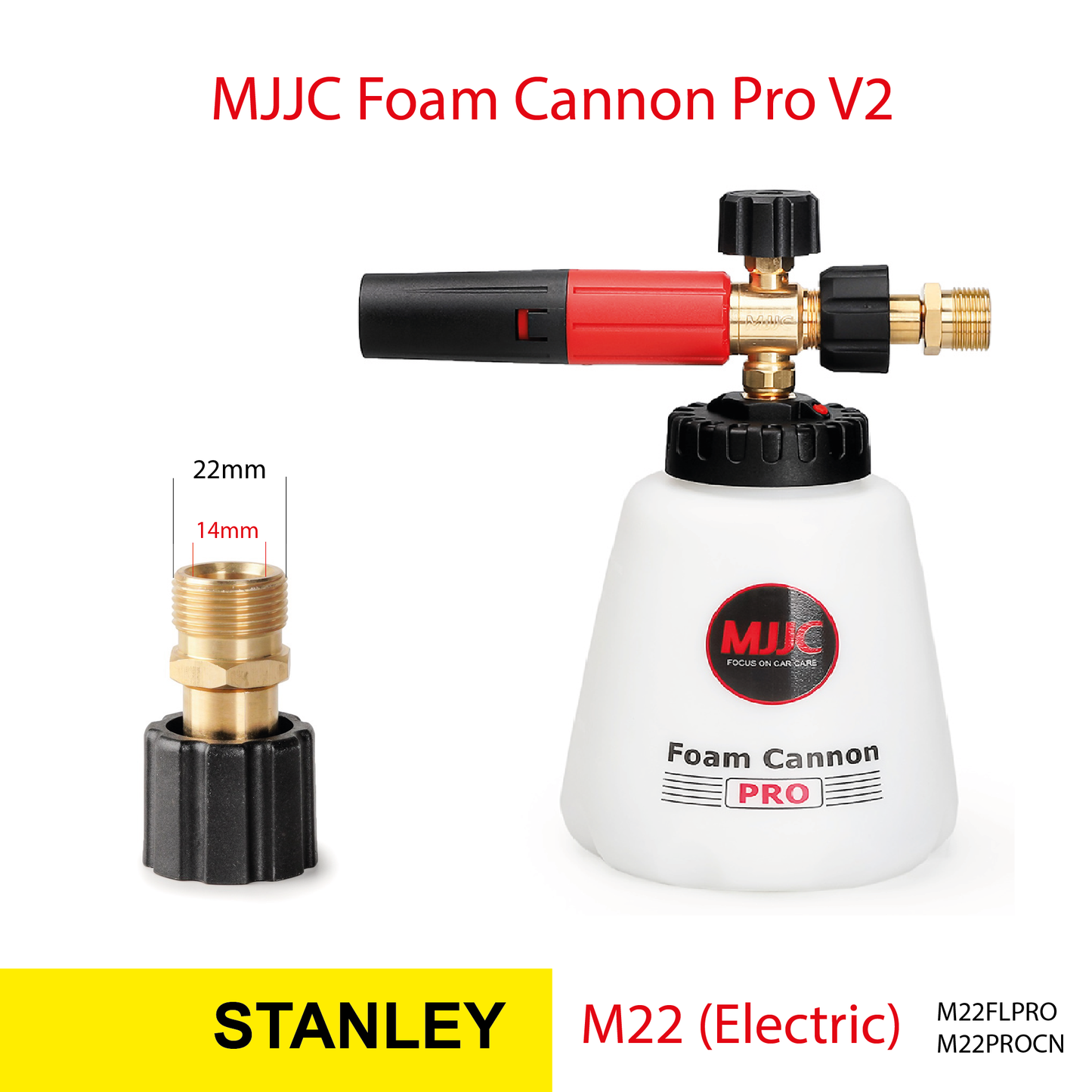 Stanley pressure washer - MJJC Foam Cannon Pro V2 (Pressure Washer Snow Foam Lance Gun)