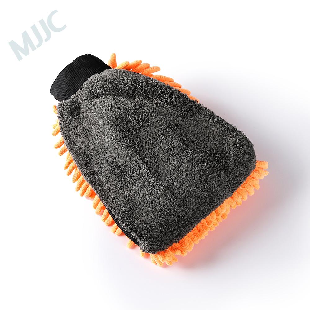 MJJC Chenille and Microfiber Wash Mitt with Waterproof Liner